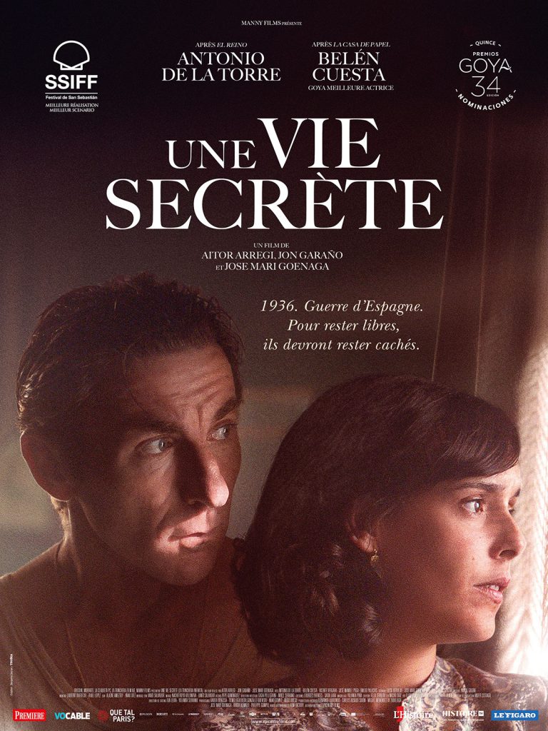 Affiche d'Une vie secrète avec Antonio de la Torre et Belén Cuesta  