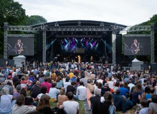 Festival Django Reinhardt 2026 scène du festival django reinhardt à Fontainebleau
