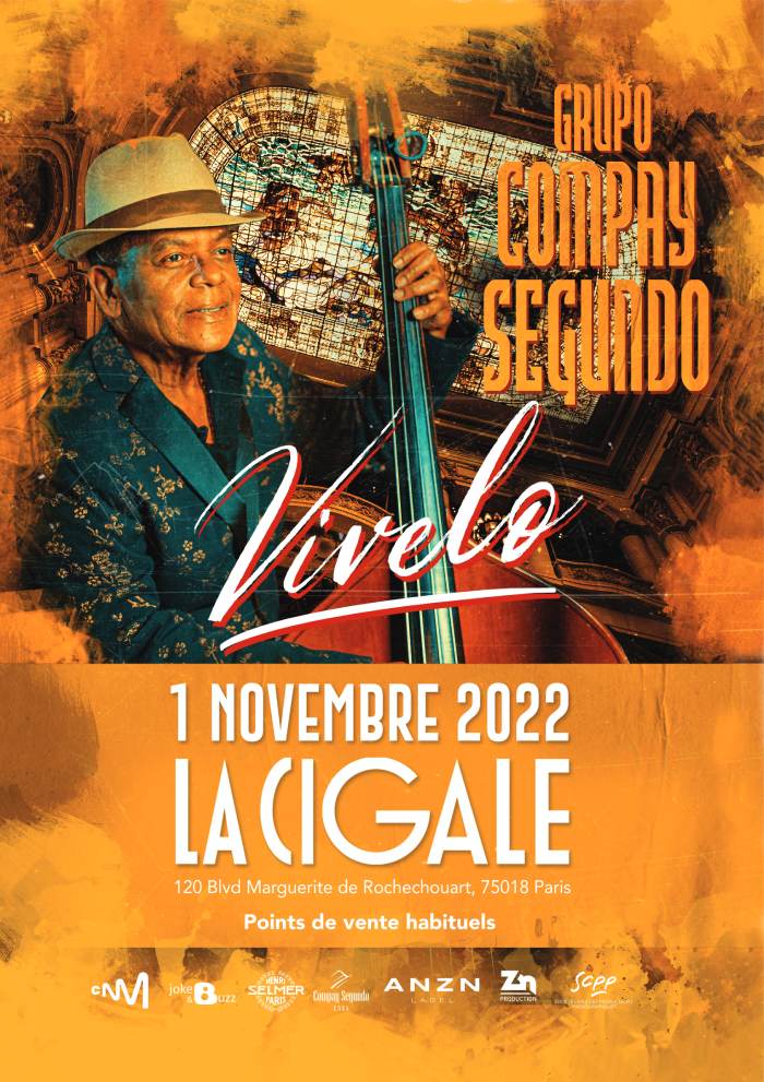 affiche grupo compay segundo La Cigale (2022)