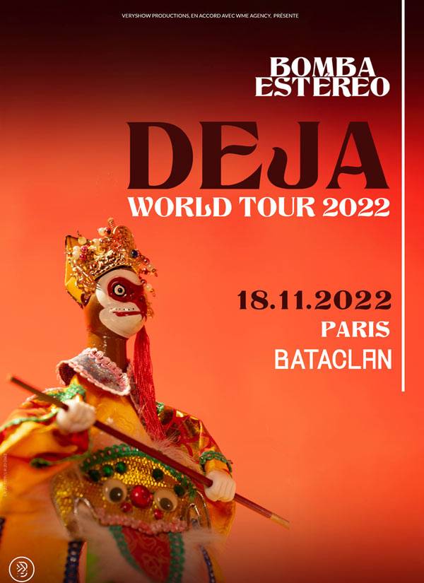 AFFICHE BOMBA ESTEREO BATACLAN 2022