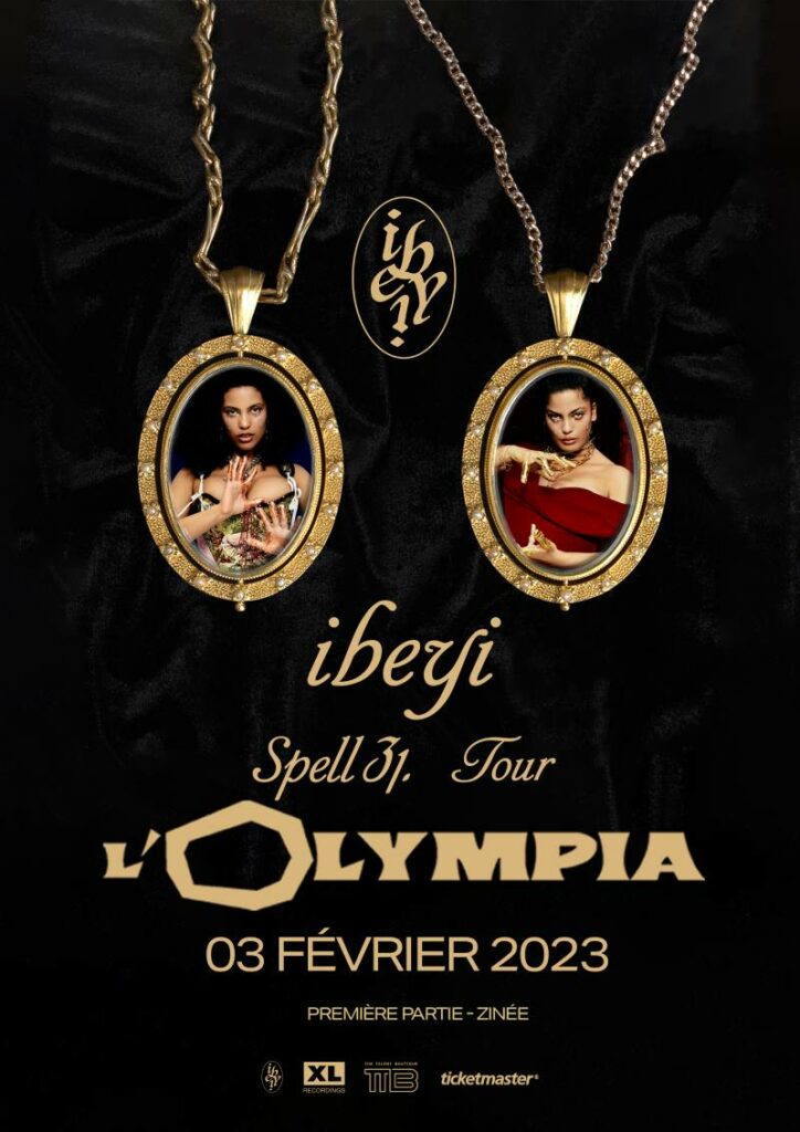 AFFICHE IBEYI OLYMPIA 2023