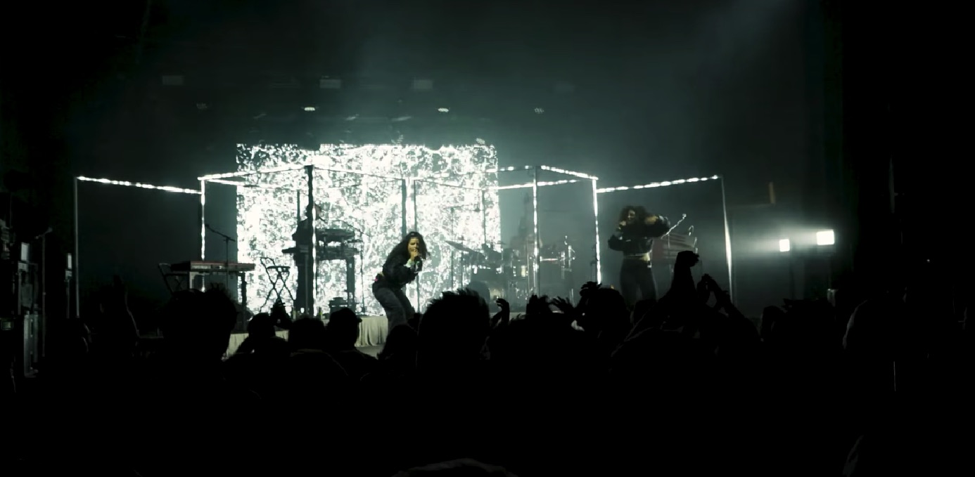 Capture écran Youtube d'Ibeyi en concert au festival Pukkelpop (2022)