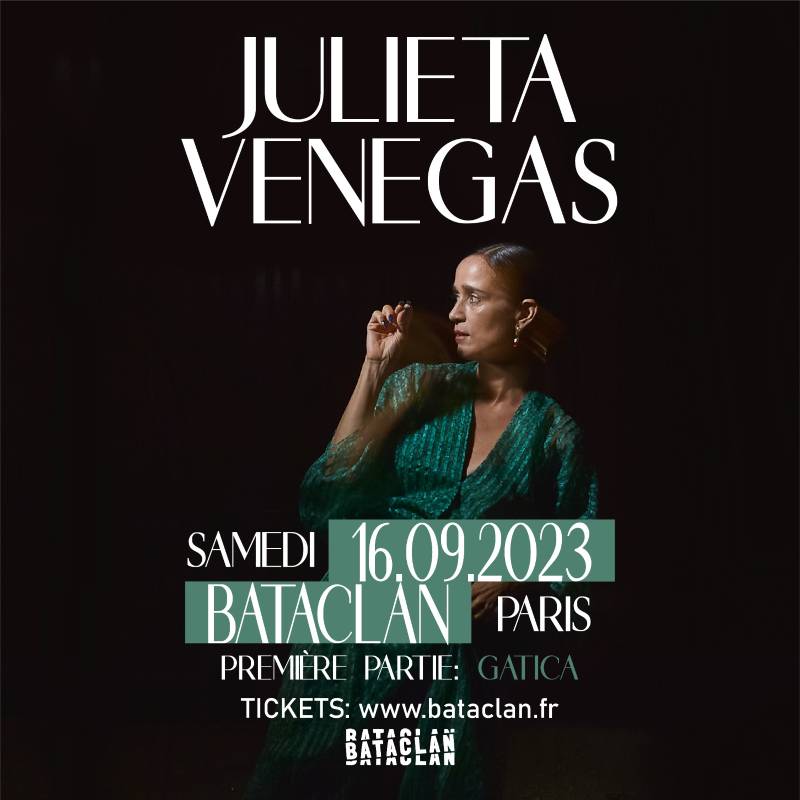 Affiche Julieta Venegas Bataclan (2023)