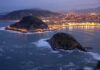 Les plages de San Sebastian de nuit