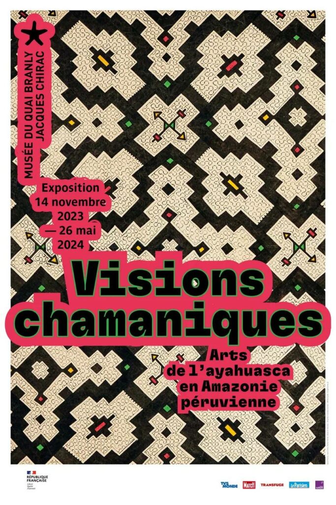 Affiche de l'exposition Visions chamaniques au musée du quai Branly - Jacques Chirac