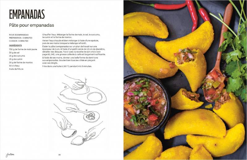 Empenadas recette du livre Recuerdame de Juan Arbelaez

