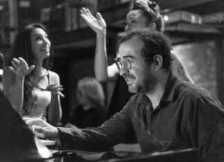Pierre Bertrand avec Sabrina Romero et Paloma Pradal