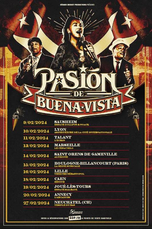 affiche spectacle Pasion de Buena Vista 2024