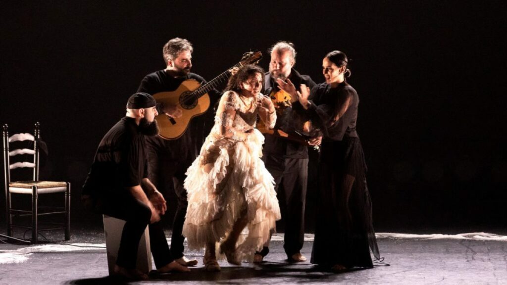 Portrait de María Moreno et ses musiciens