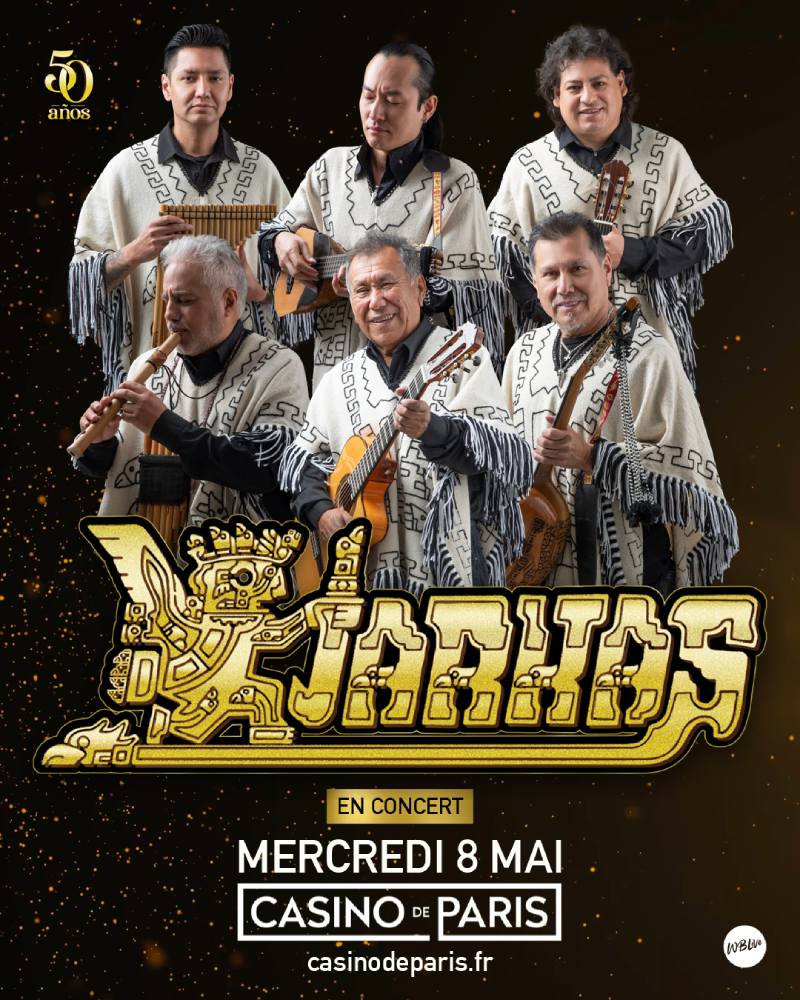 Affiche concert Los Kjarkas Paris