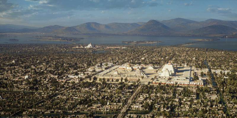 Modélisation 3D de Tenochtitlan