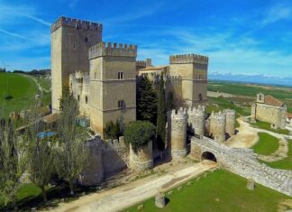 Chateau de Ampudia, espagne