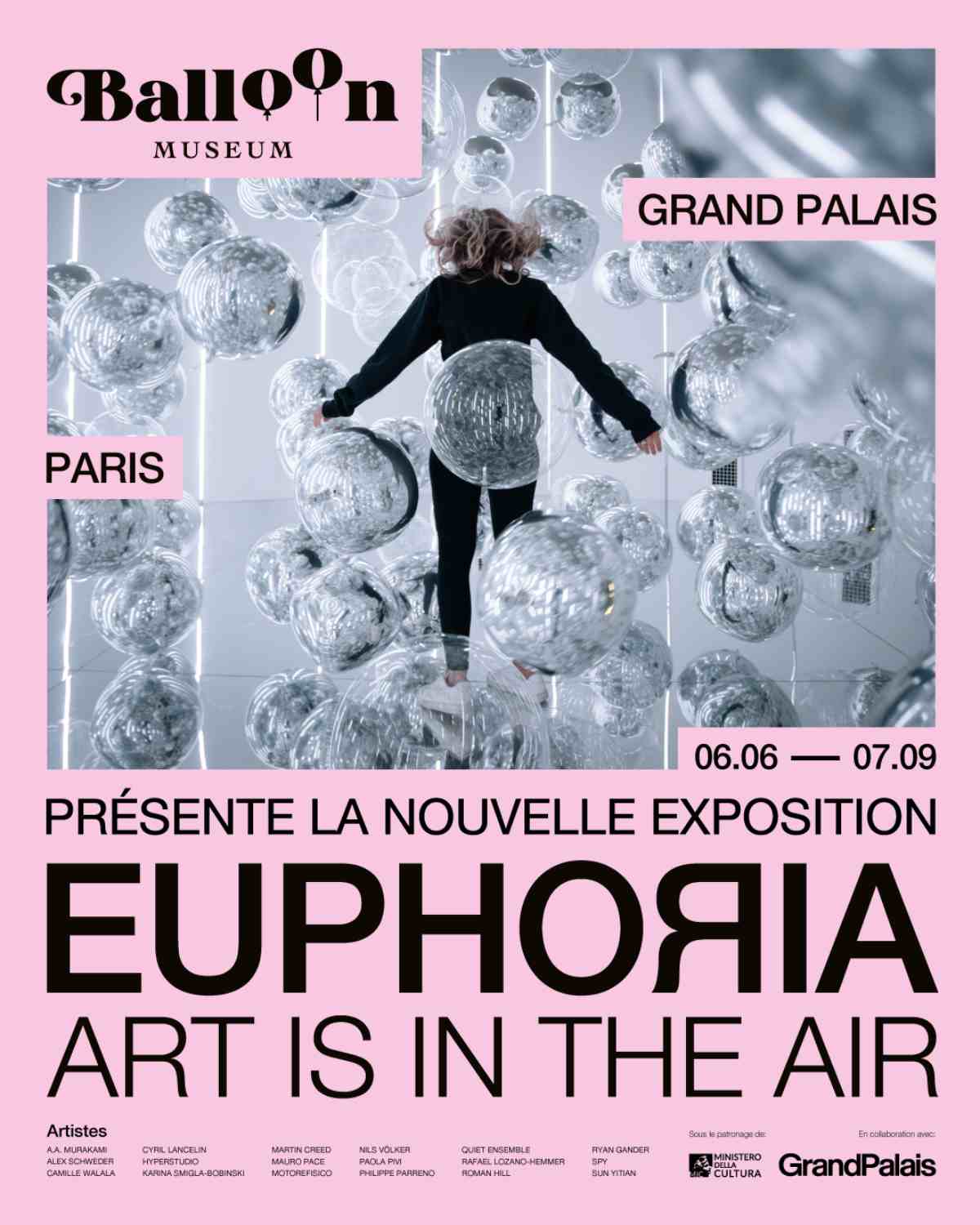 Affiche Euphoria, art is in the air