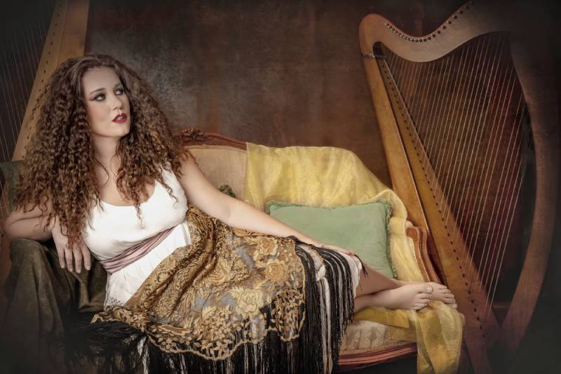 Ana Crisman harpiste flamenco