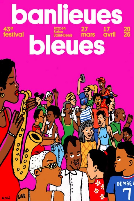 Affiche Banlieues Bleues 2026
